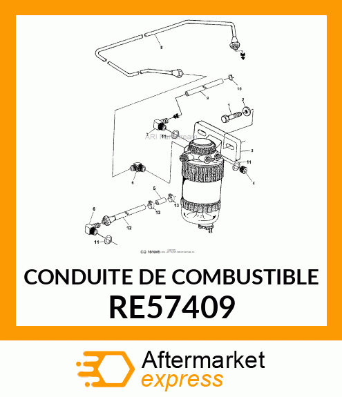 CONDUITE DE COMBUSTIBLE RE57409