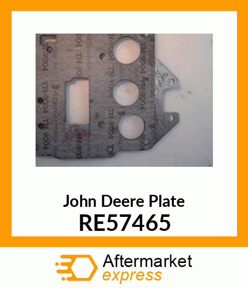 PLATE WITH GASKETS RE57465