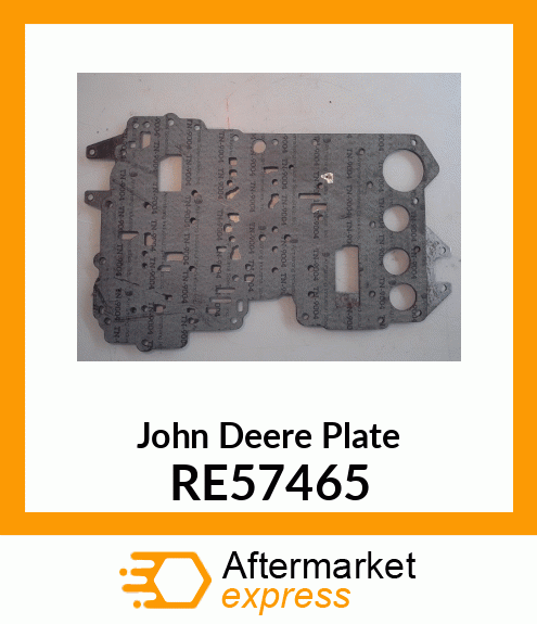 PLATE WITH GASKETS RE57465