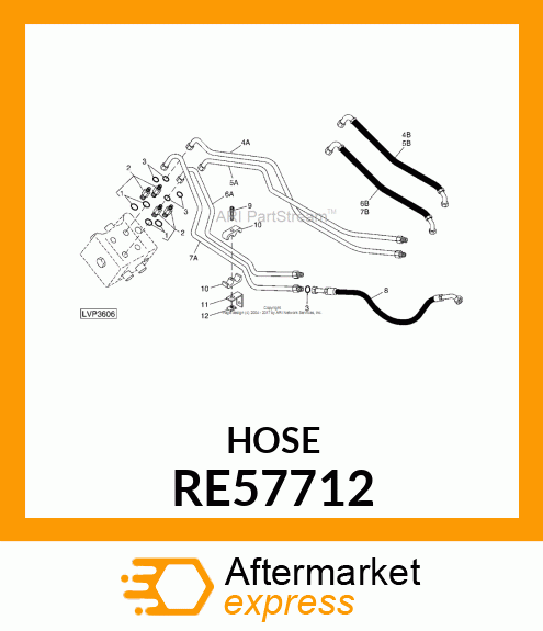 HYDRAULIC HOSE, FLEXIBLE RE57712