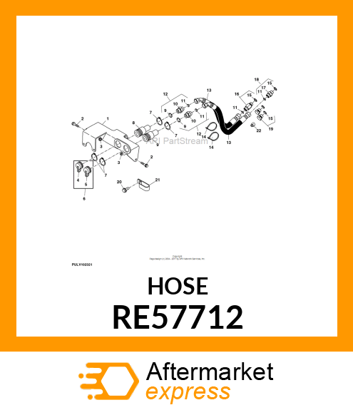 HYDRAULIC HOSE, FLEXIBLE RE57712