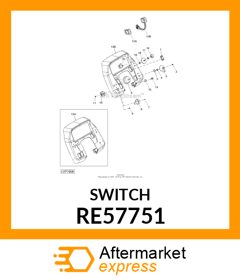 TOGGLE/ROCKER SWITCH RE57751