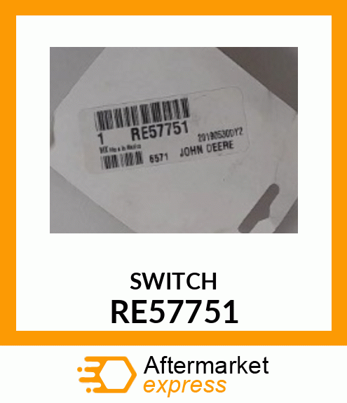 TOGGLE/ROCKER SWITCH RE57751