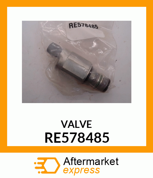 Control Valve - CONTROL VALVE, VALVE,CONTROL HYDRO RE578485