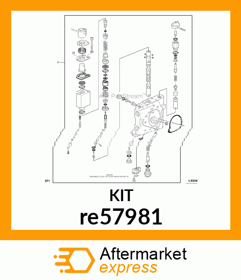 REPAIR KIT, KIT, OVERHAUL, DELUXE S re57981