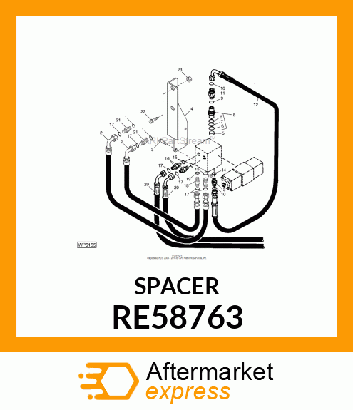 SPACER,LOAD SENSE SHUTTLE W/O RE58763