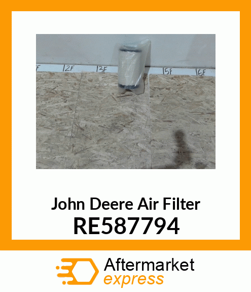 Air Filter - AIR FILTER, SECONDARY FILTER, 320 M RE587794