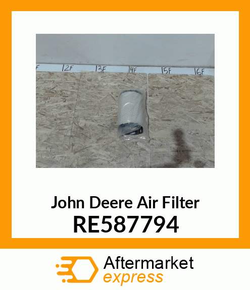 Air Filter - AIR FILTER, SECONDARY FILTER, 320 M RE587794