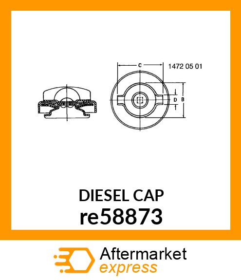 FILLER CAP, ASSEMBLY re58873