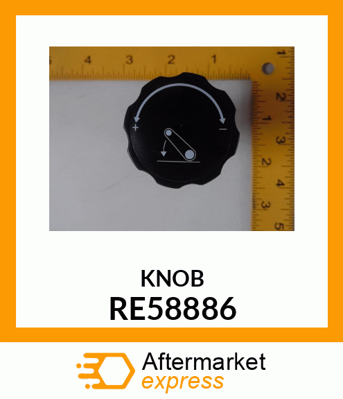 KNOB, CONTROL, W/SET SCREW RE58886