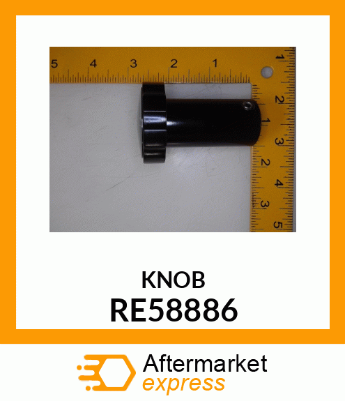 KNOB, CONTROL, W/SET SCREW RE58886