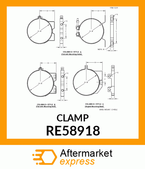 CLAMP RE58918