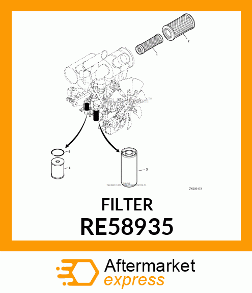 OIL FILTER RE58935