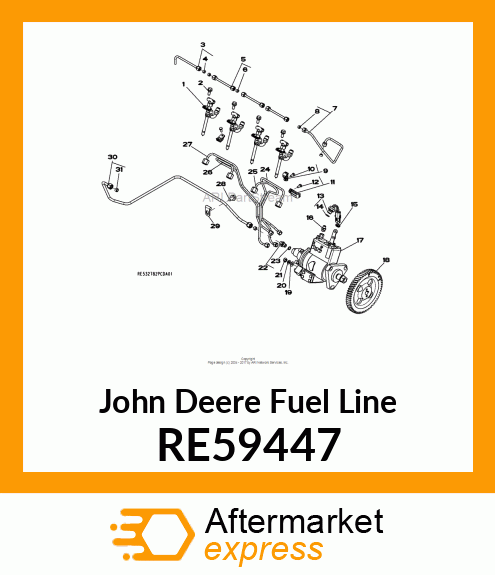 FUEL LINE RE59447