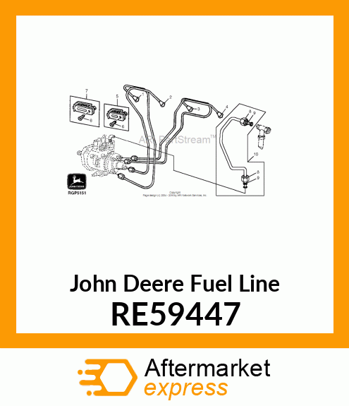 FUEL LINE RE59447