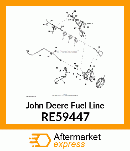 FUEL LINE RE59447