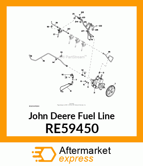 FUEL LINE RE59450