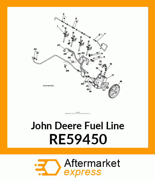 FUEL LINE RE59450