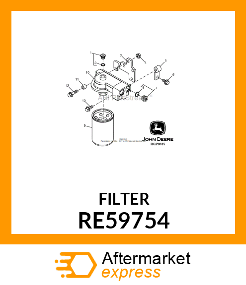 OIL FILTER RE59754