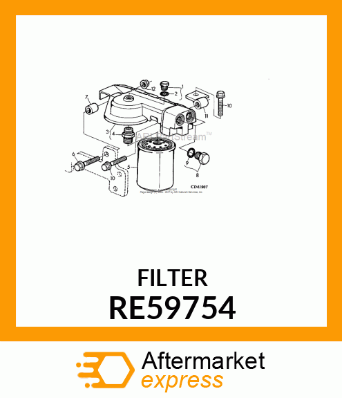 OIL FILTER RE59754