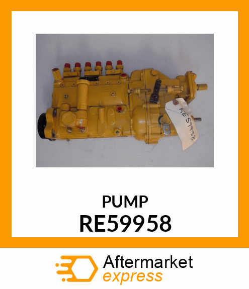 FUEL INJECTION PUMP RE59958