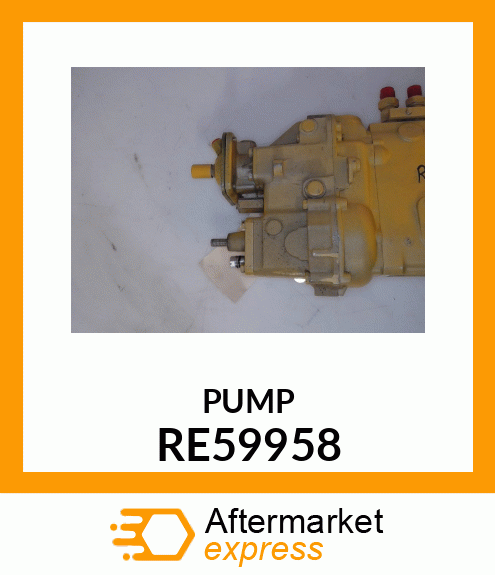 FUEL INJECTION PUMP RE59958