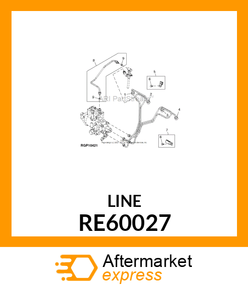 FUEL LINE RE60027