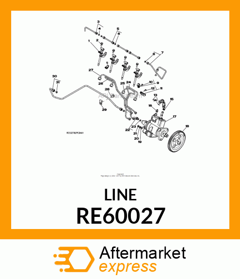 FUEL LINE RE60027