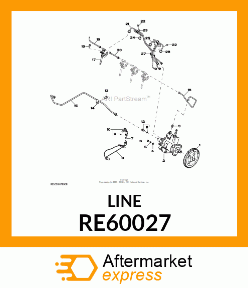 FUEL LINE RE60027