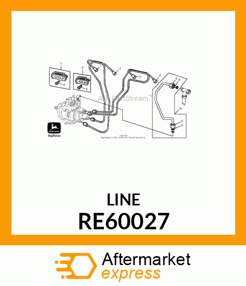 FUEL LINE RE60027