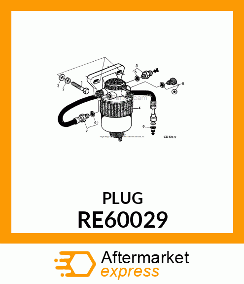 ADAPTER FITTING RE60029