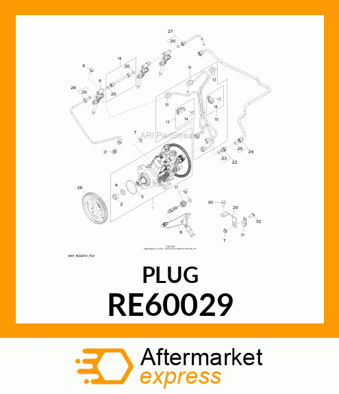 ADAPTER FITTING RE60029