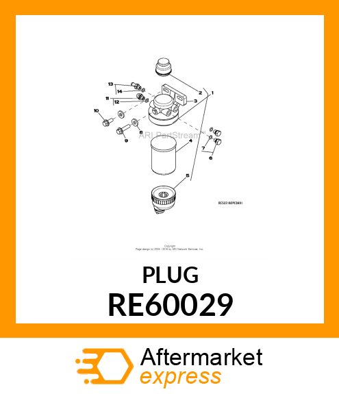 ADAPTER FITTING RE60029