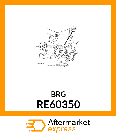 KIT,THRUST BEARING SERVICE RE60350