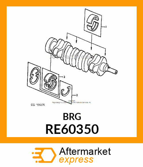 KIT,THRUST BEARING SERVICE RE60350