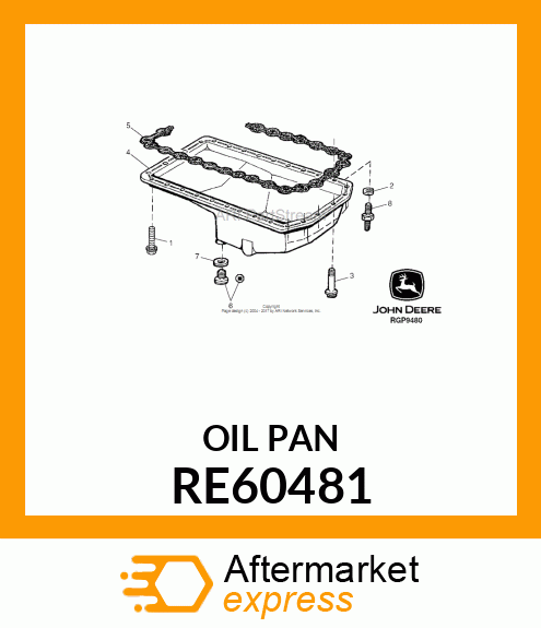 OIL PAN RE60481