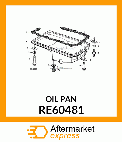 OIL PAN RE60481