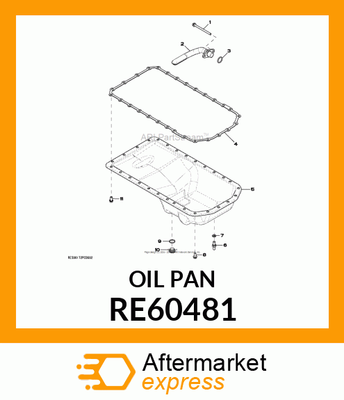 OIL PAN RE60481