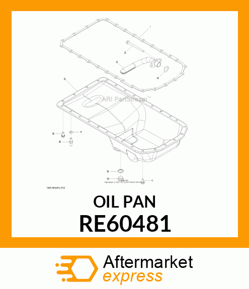 OIL PAN RE60481