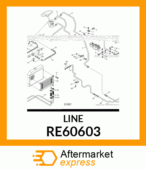 LINE, OIL RE60603