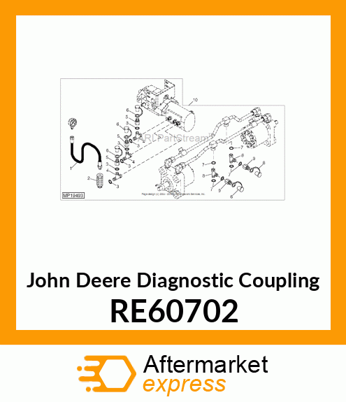 DIAGNOSTIC COUPLING RE60702