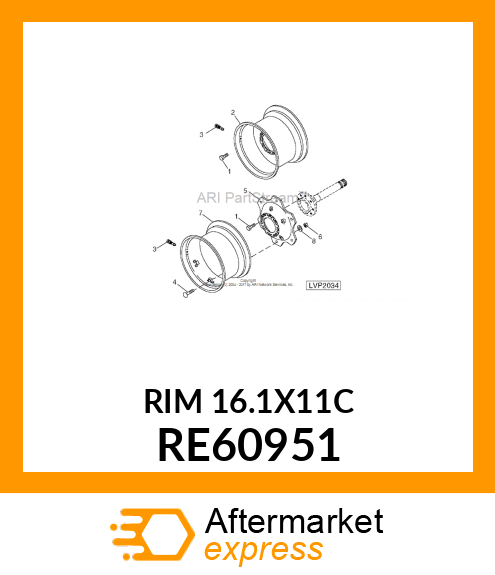 WHEEL, ASSEMBLY RE60951