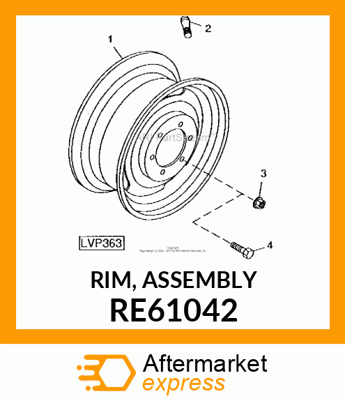 RIM, ASSEMBLY RE61042