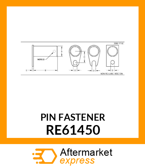 PIN, WITH HANDLE RE61450