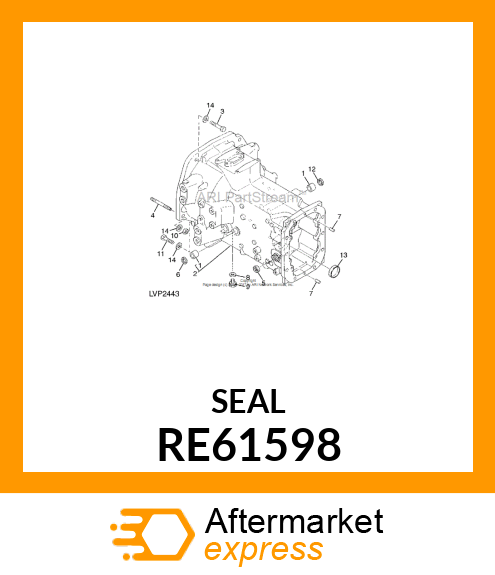 SEAL, OIL, ASSEMBLY RE61598