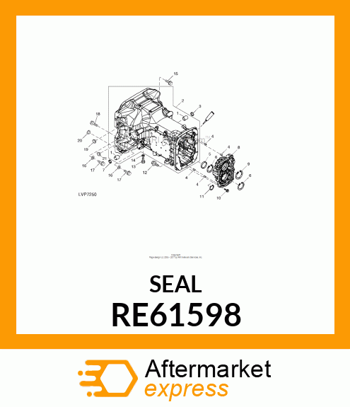SEAL, OIL, ASSEMBLY RE61598