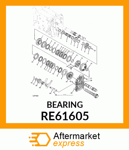 CYLINDRICAL ROLLER BEARING RE61605