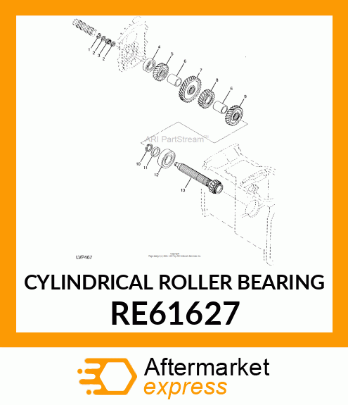 CYLINDRICAL ROLLER BEARING RE61627