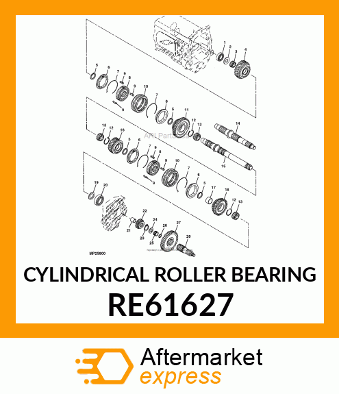 CYLINDRICAL ROLLER BEARING RE61627