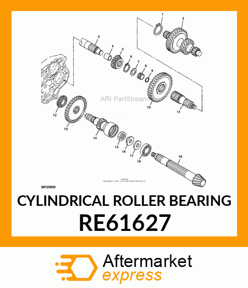 CYLINDRICAL ROLLER BEARING RE61627